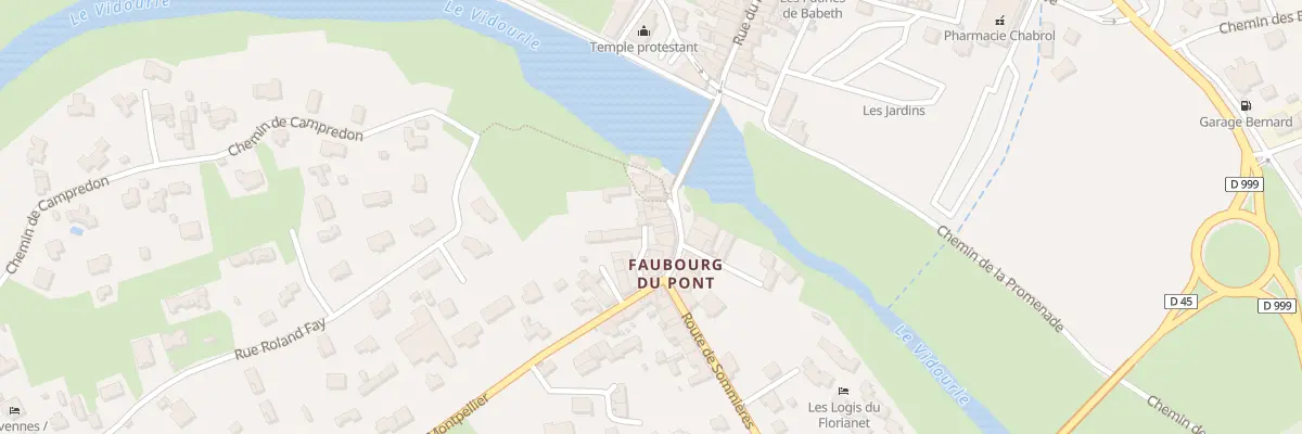 Plan du 16 Fg du Pont à Quissac