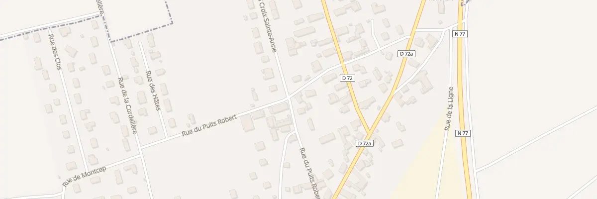 Plan du 6 Rue du Parc des Sports à Bouilly