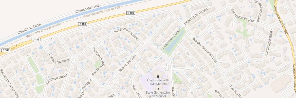 Plan du 683 Rue de la Rave à Mauguio