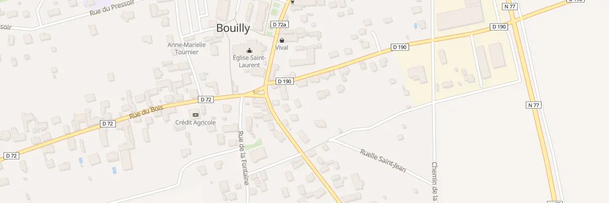 Plan du 2 Rue de la Paix à Bouilly