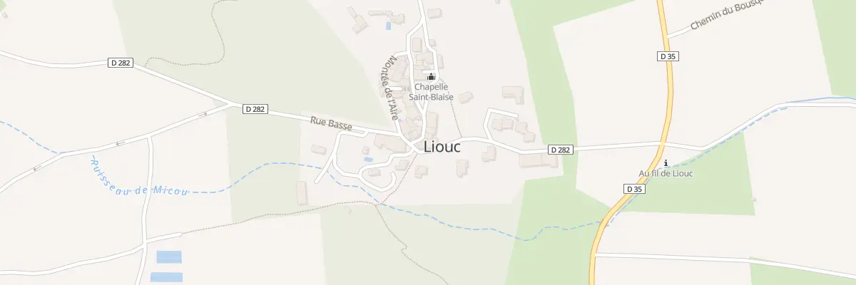 Plan du 8 Rue du Castelas à Liouc
