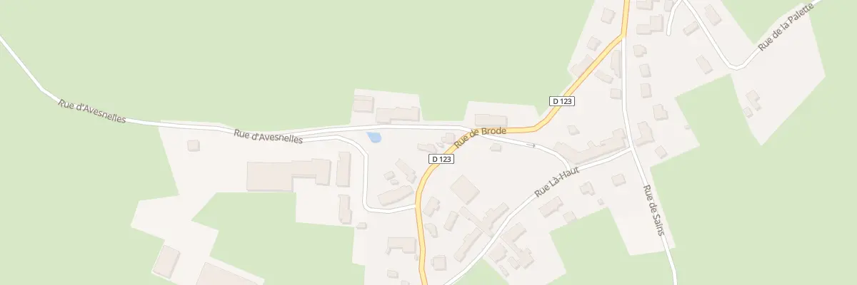 Plan du 16 Rue de Brode à Sémeries