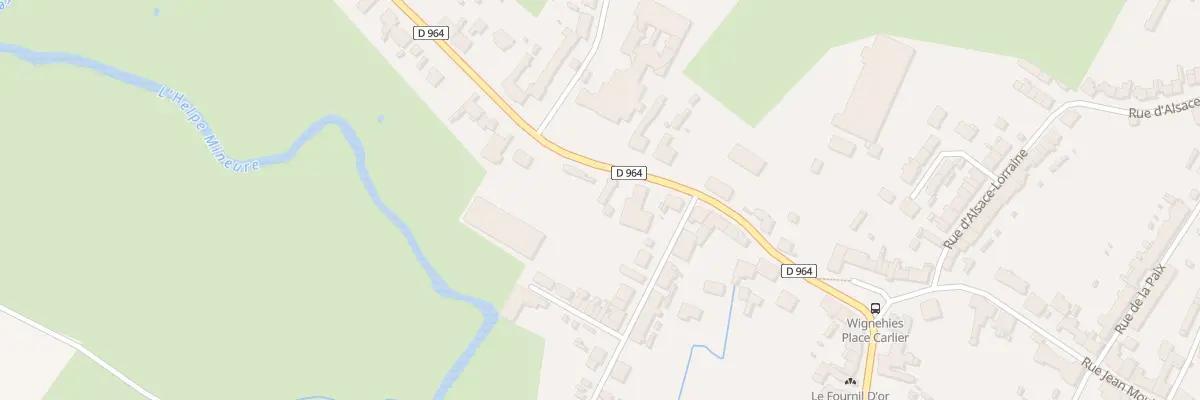 Plan du 26 Rue du Général Leclerc à Wignehies
