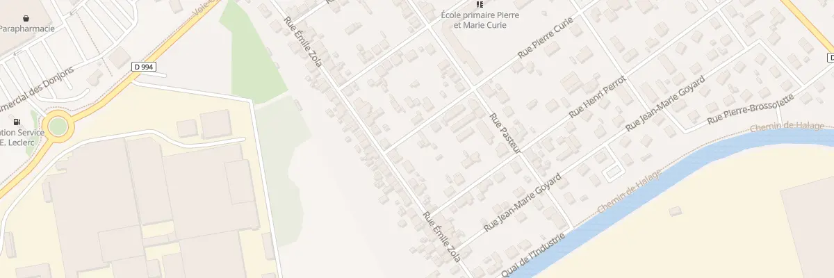 Plan du 29 Rue Emile Zola à Digoin