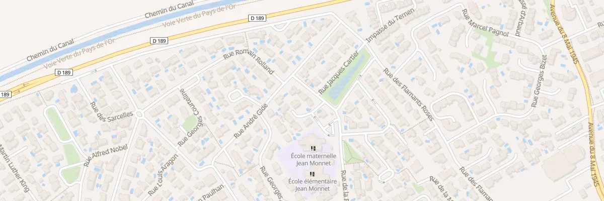 Plan du 8 Rue de la Rave à Mauguio