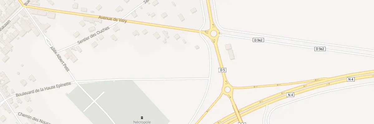 Plan du 350 Av de Vitry à Fère-Champenoise