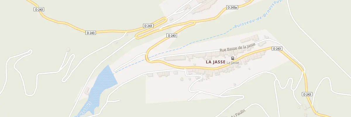 Plan du 2 Rue Basse de la Jasse à Chamborigaud