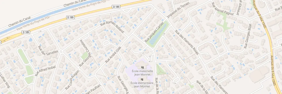 Plan du 649 Rue de la Rave à Mauguio