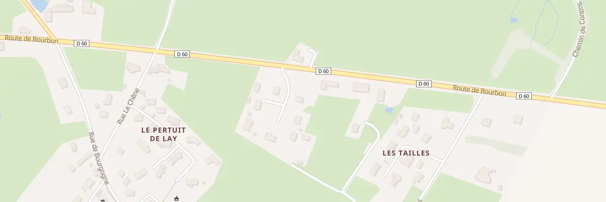 Plan du 5125 Le Perthuit de Lay à Curdin