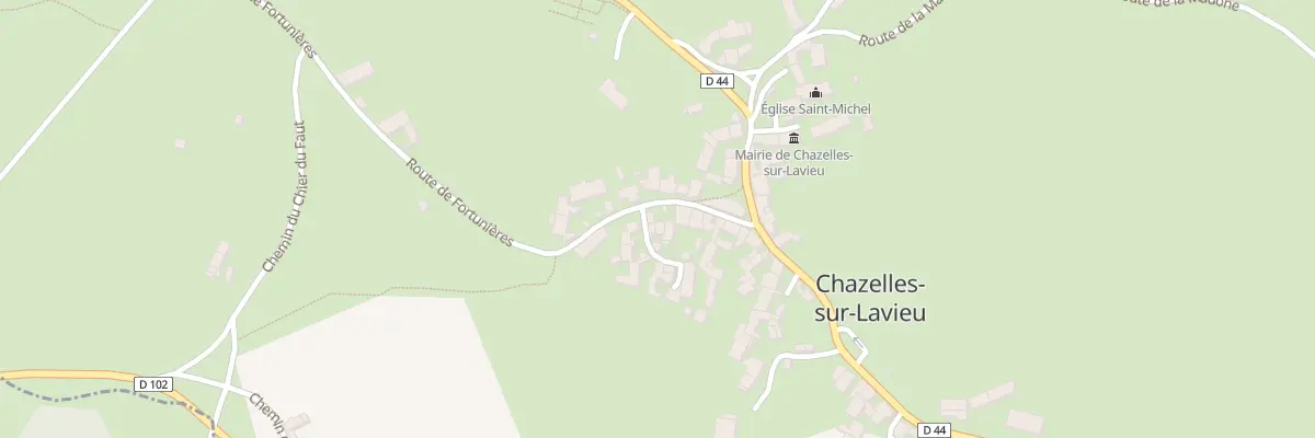 Plan du 5025 Le Bourg à Chazelles-sur-Lavieu