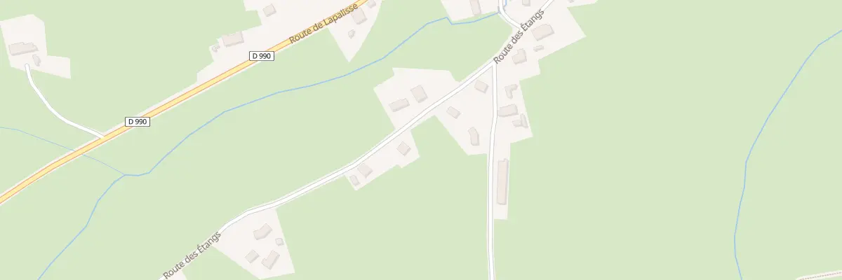 Plan du 795 Rte des Etangs à Chambilly
