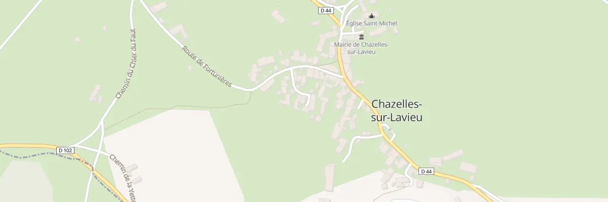 Plan du 68 Imp Croix de Mission à Chazelles-sur-Lavieu