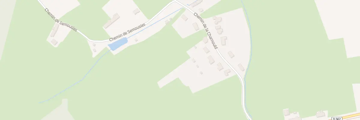 Plan du 10 Hameau de la Charnould à Beugnies