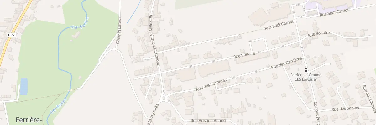 Plan du 17 Rue Voltaire à Ferrière-la-Grande