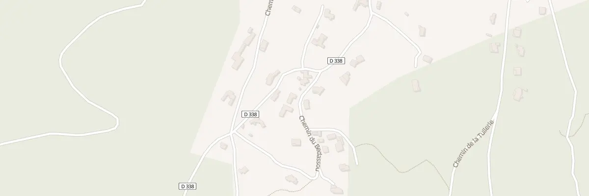 Plan du 42 Che du Bedassou à Générargues