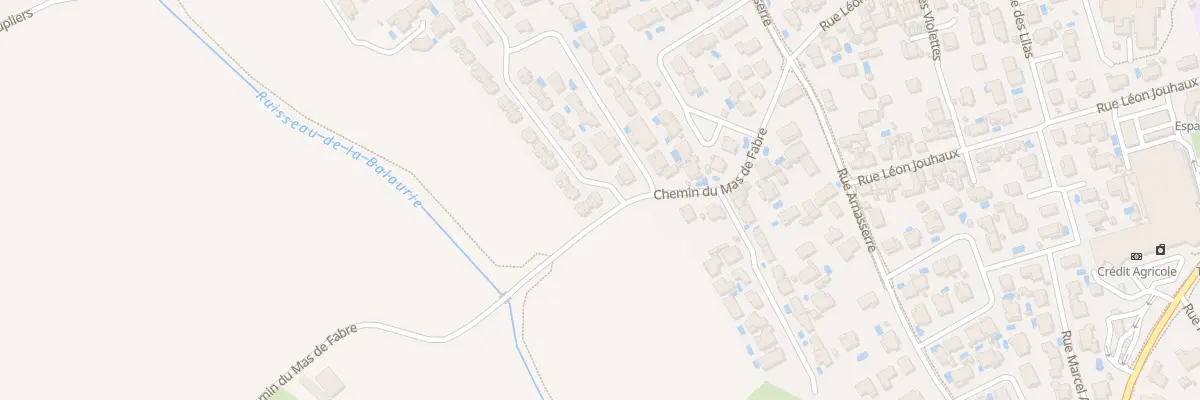 Plan du 1 Rue Jules Renard à Mauguio
