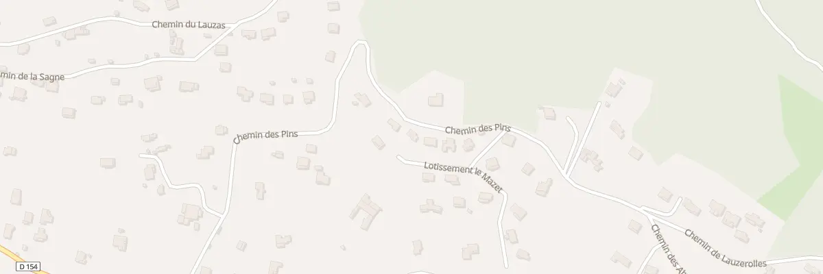 Plan du 588 Che des Pins à Branoux-les-Taillades