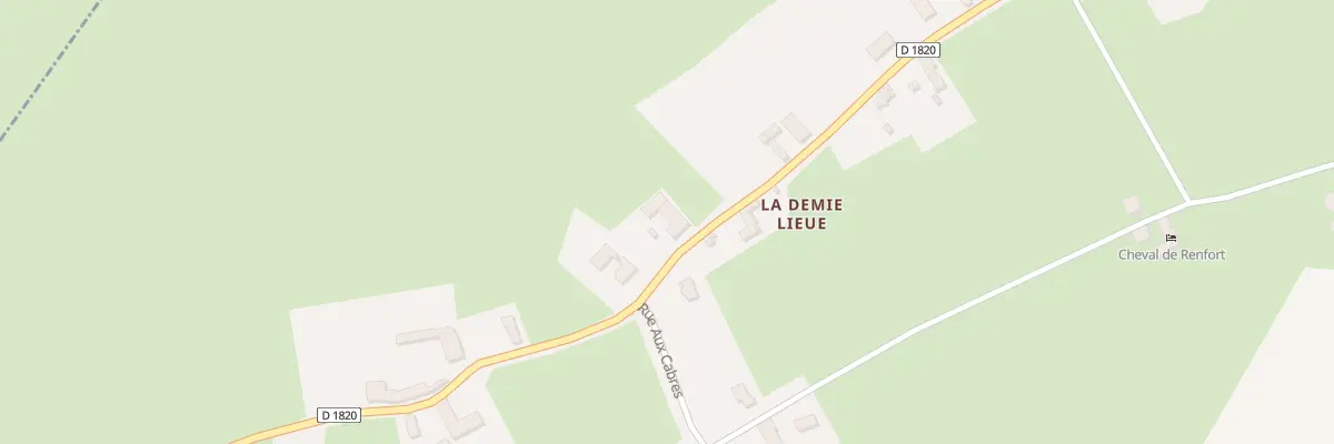 Plan du 12 Ham de la Demie Lieue à Ohis