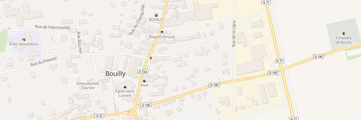Plan du 4 Rue Martinot à Bouilly
