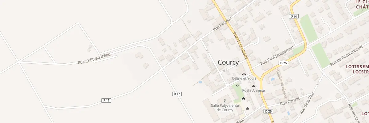 Plan du 2 Rue Pasteur à Courcy