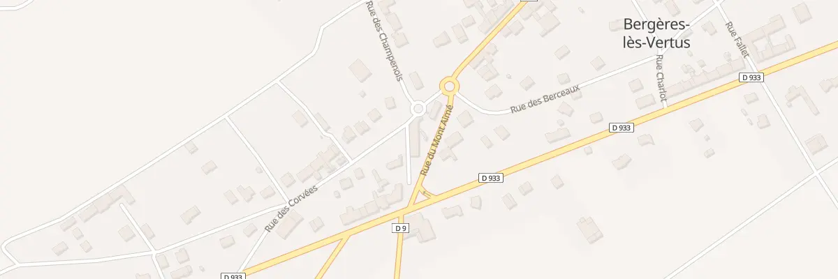 Plan du 1 Rue des Corvees à Bergères-lès-Vertus