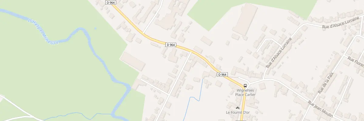 Plan du 22 Rue du Général Leclerc à Wignehies
