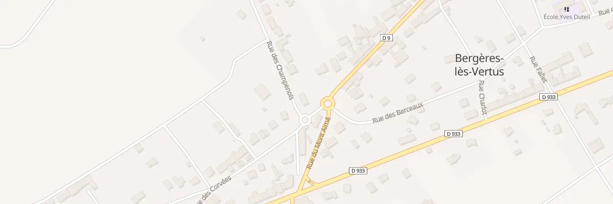 Plan du 2 Rue des Champenois à Bergères-lès-Vertus