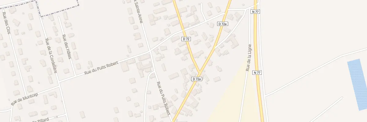 Plan du 1 Rue de Souligny à Bouilly
