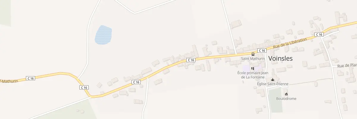 Plan du 24 Rue St Mathurin à Voinsles