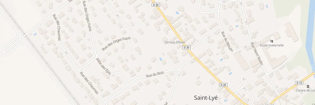 Plan du 2 Rue du Bois à Saint-Lyé