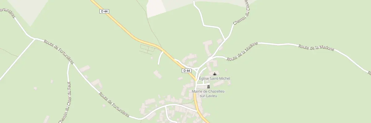 Plan du 38 Che du Sureau à Chazelles-sur-Lavieu