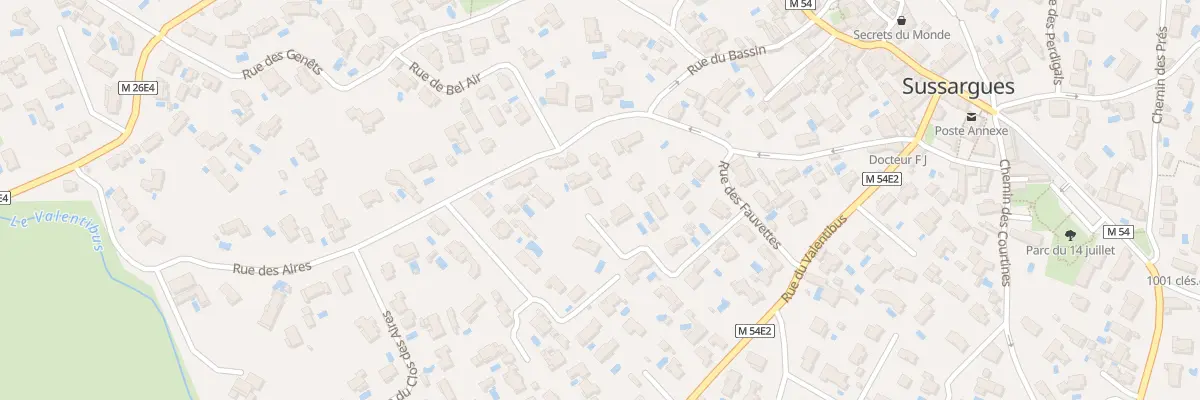 Plan du 11 Rue des Fauvettes à Sussargues