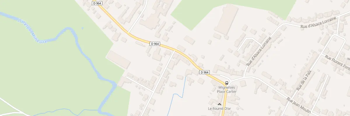 Plan du 18 Rue du Général Leclerc à Wignehies