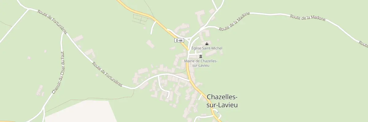 Plan du 28 Rte de Gumières à Chazelles-sur-Lavieu
