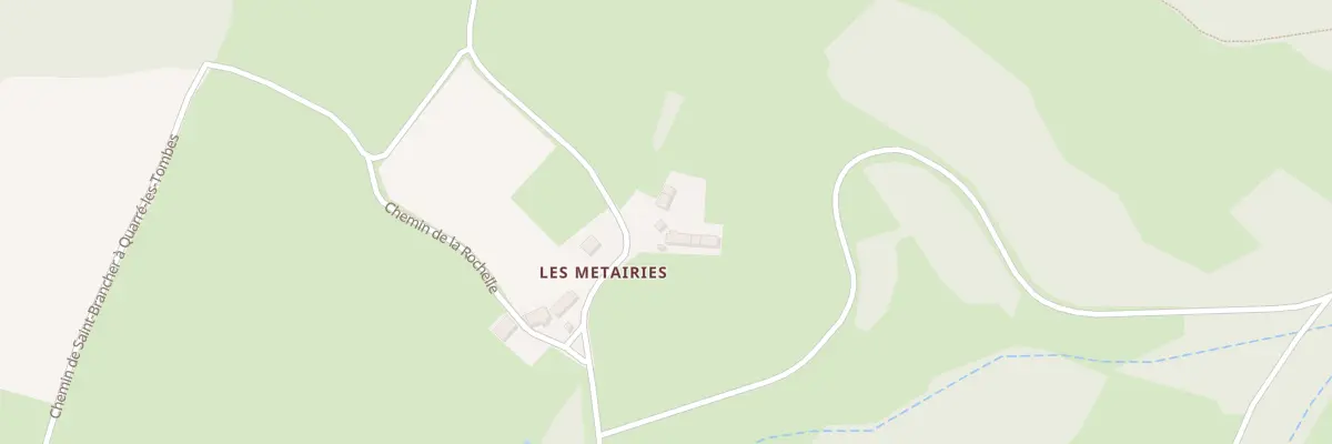 Plan du 104 Pré de la Fontaine à Saint-Brancher