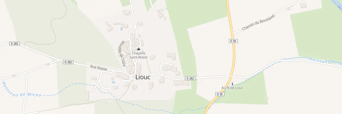 Plan du 32 Rue Basse à Liouc