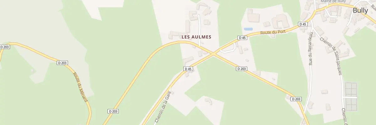 Plan du 20 Rte du Port à Bully