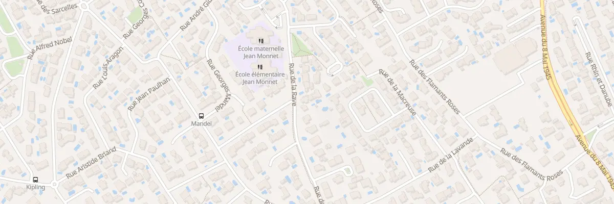 Plan du 428 Rue de la Rave à Mauguio