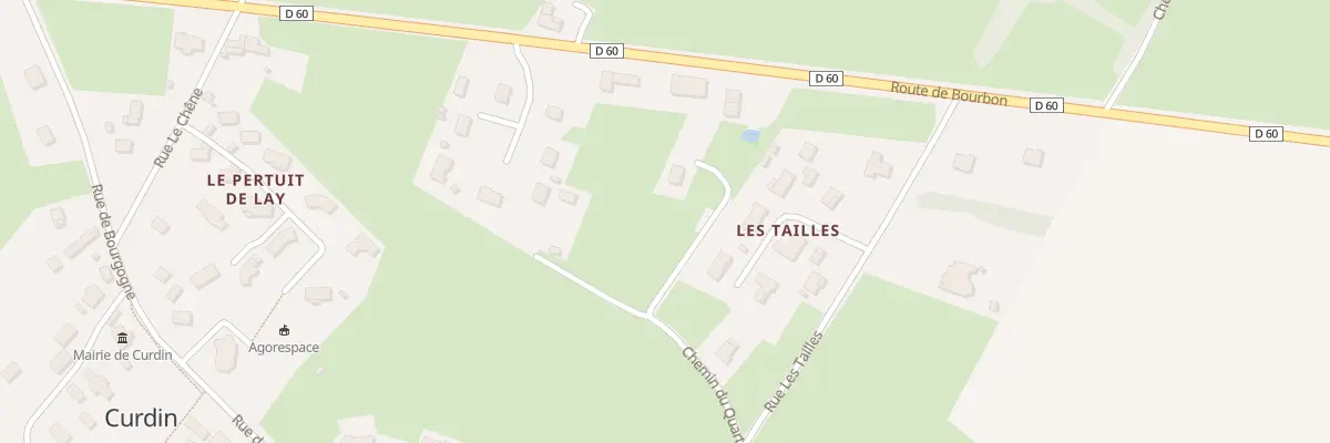 Plan du 5128 Les Tailles à Curdin