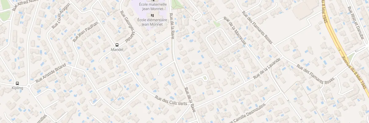 Plan du 348 Rue de la Rave à Mauguio