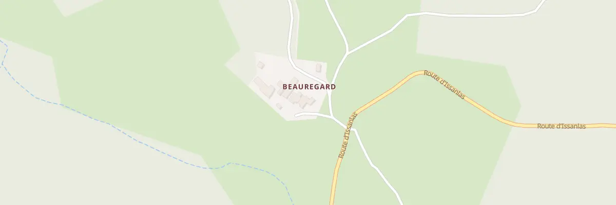 Plan du 5177 Beauregard à Lanarce