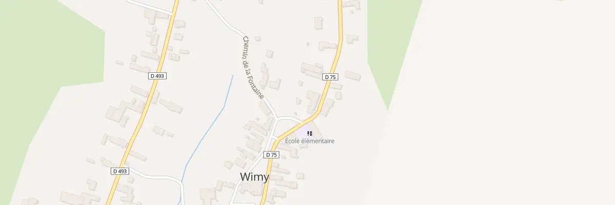 Plan du 7 Pl Foch à Wimy