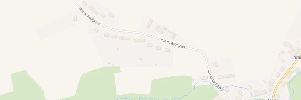 Plan du 25 Rue de Bettignies à Bersillies