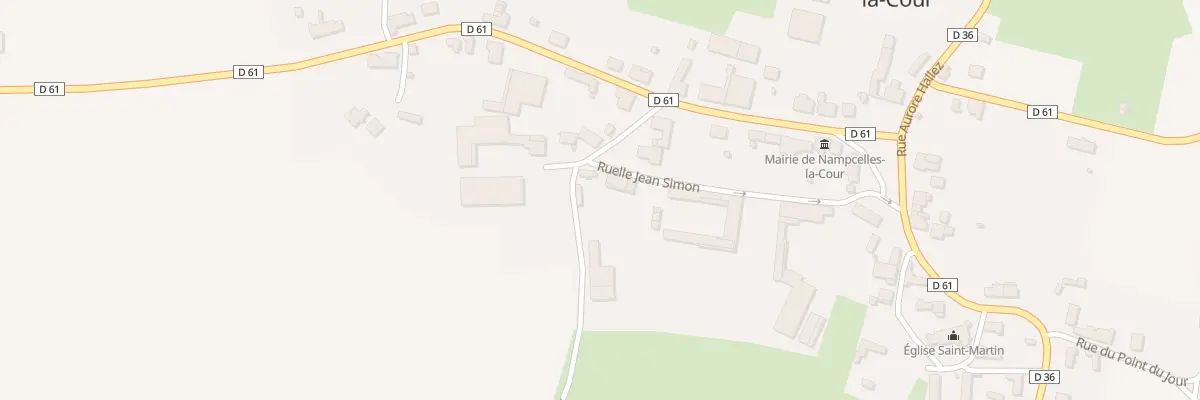 Plan du 3 Rue du Muguet à Nampcelles-la-Cour