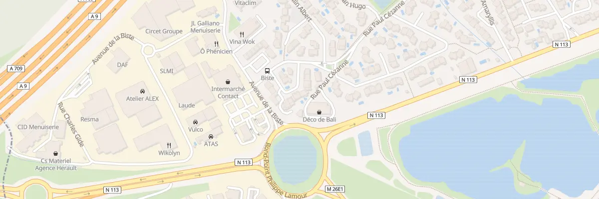 Plan du 9 Rue Pierre Rebuffy à Baillargues