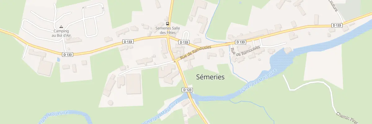 Plan du 4 Rue de Ramousies à Sémeries