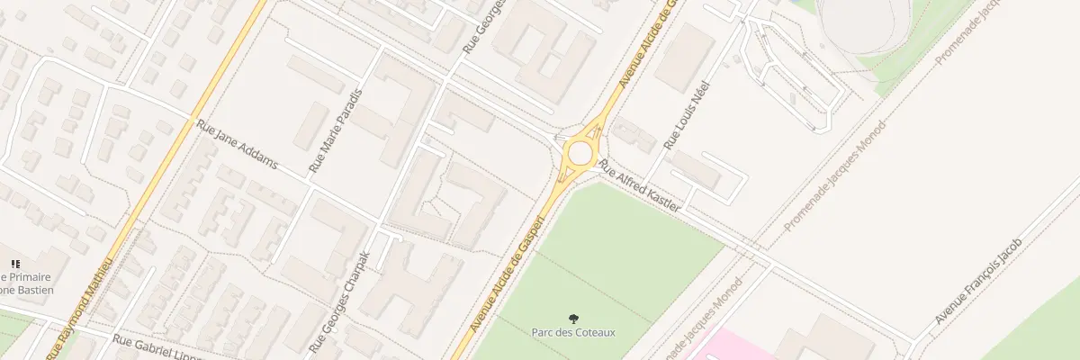 Plan du 171 Av Alcide de Gaspéri à Bezannes