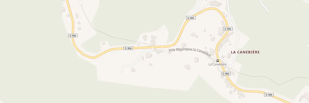 Plan du 68 Ham la Canebière à La Vernarède
