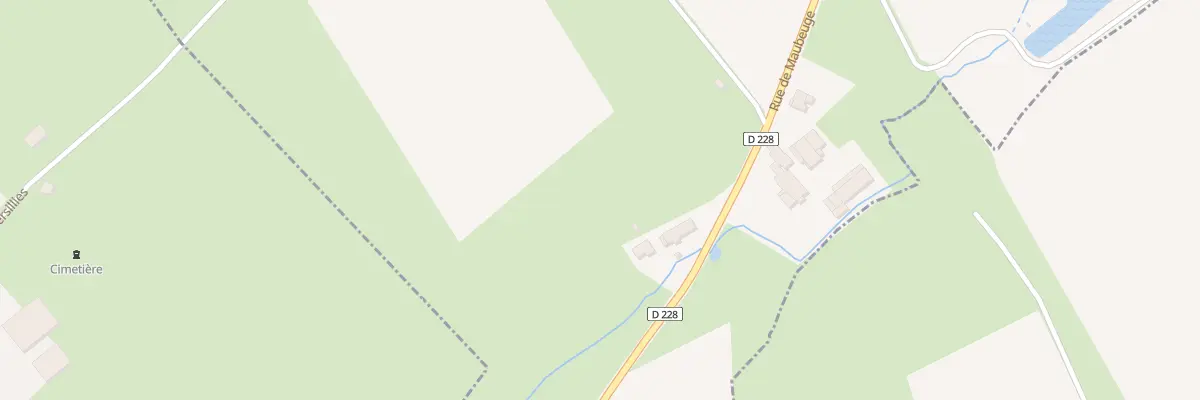 Plan du 78 Rue de Maubeuge à Bersillies