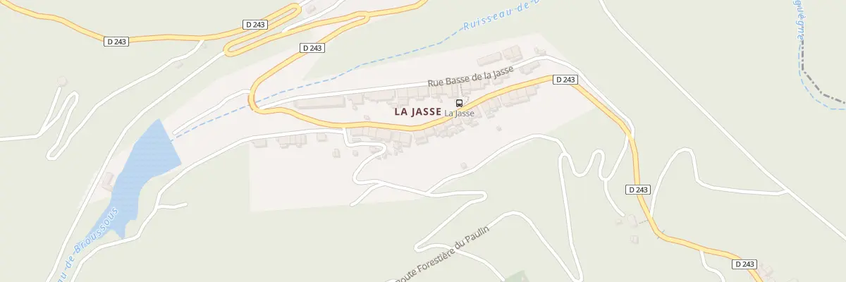 Plan du 16 Rue Haute de la Jasse à Chamborigaud